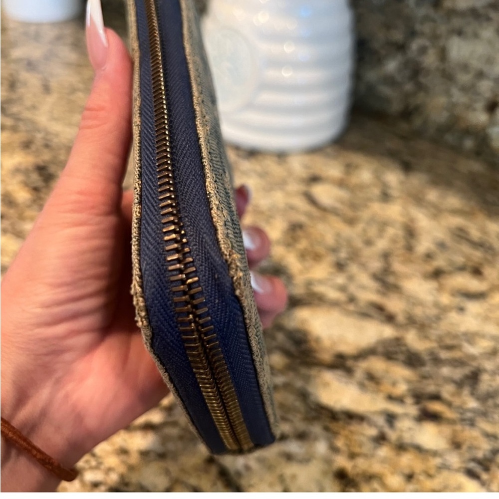 Authentic Louis Vuitton Denim Monogram Wallet - Picture 5 of 8